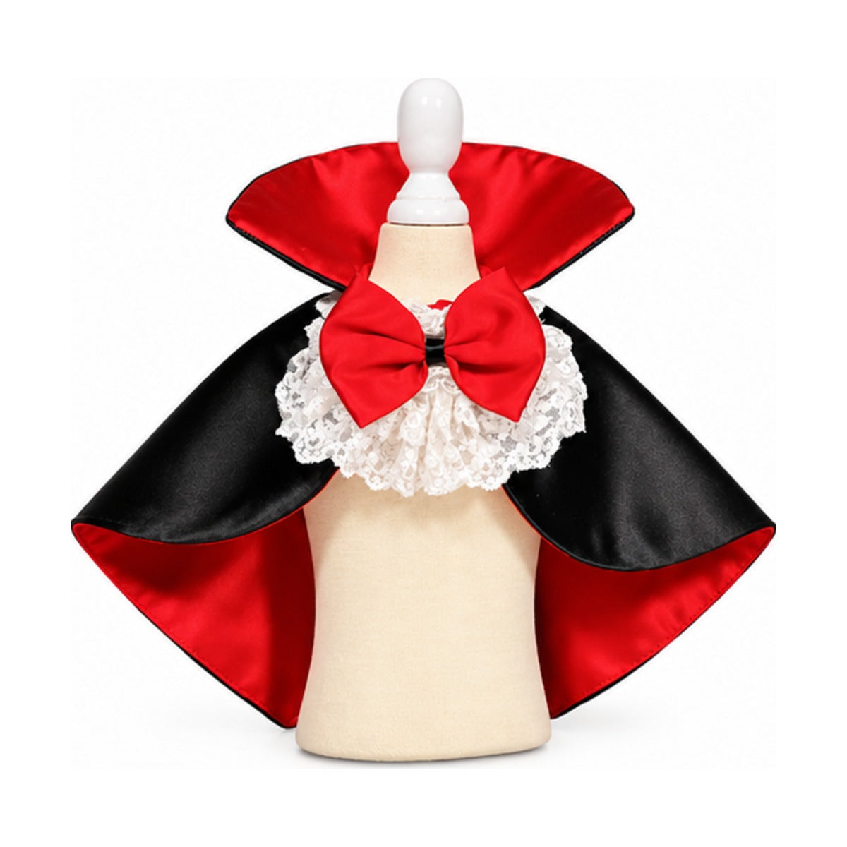 Vampire Cape Pet Costume, high-collared Halloween cape for dogs and cats (photo 2 of 8)