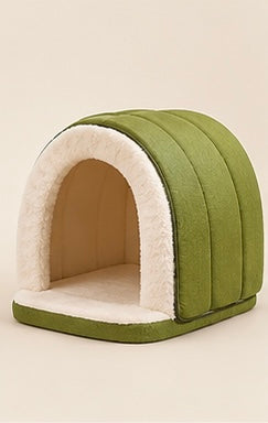 Hooded Pet Cave Bed