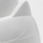 Tilted Steel Cat Bowl, stainless steel bowl on a raised 15° tilted stand (photo 5 of 10)