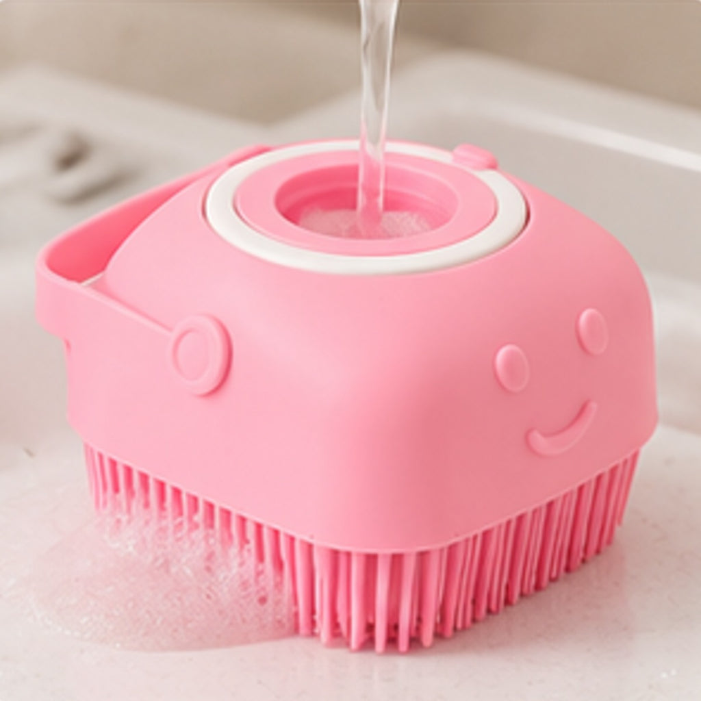 Cat Grooming Kit with slicker brush, flea comb, bath brush and nail clippers (photo 7 of 9)